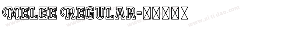 Melee Regular字体转换